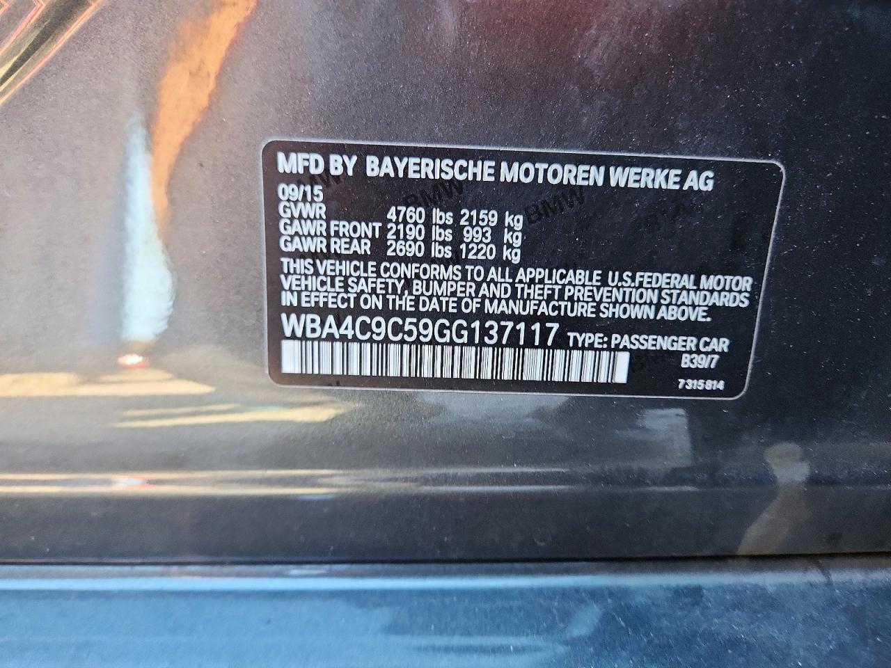 2016 BMW Seria 4 428i - zdjęcie 12