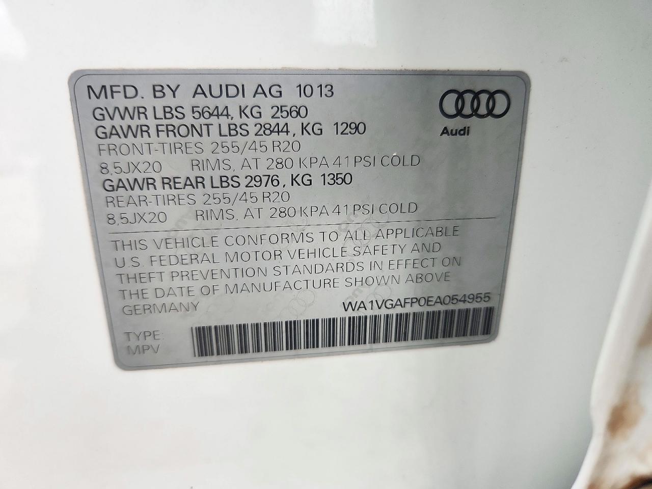 2014 Audi Sq5 Prestige - zdjęcie 13