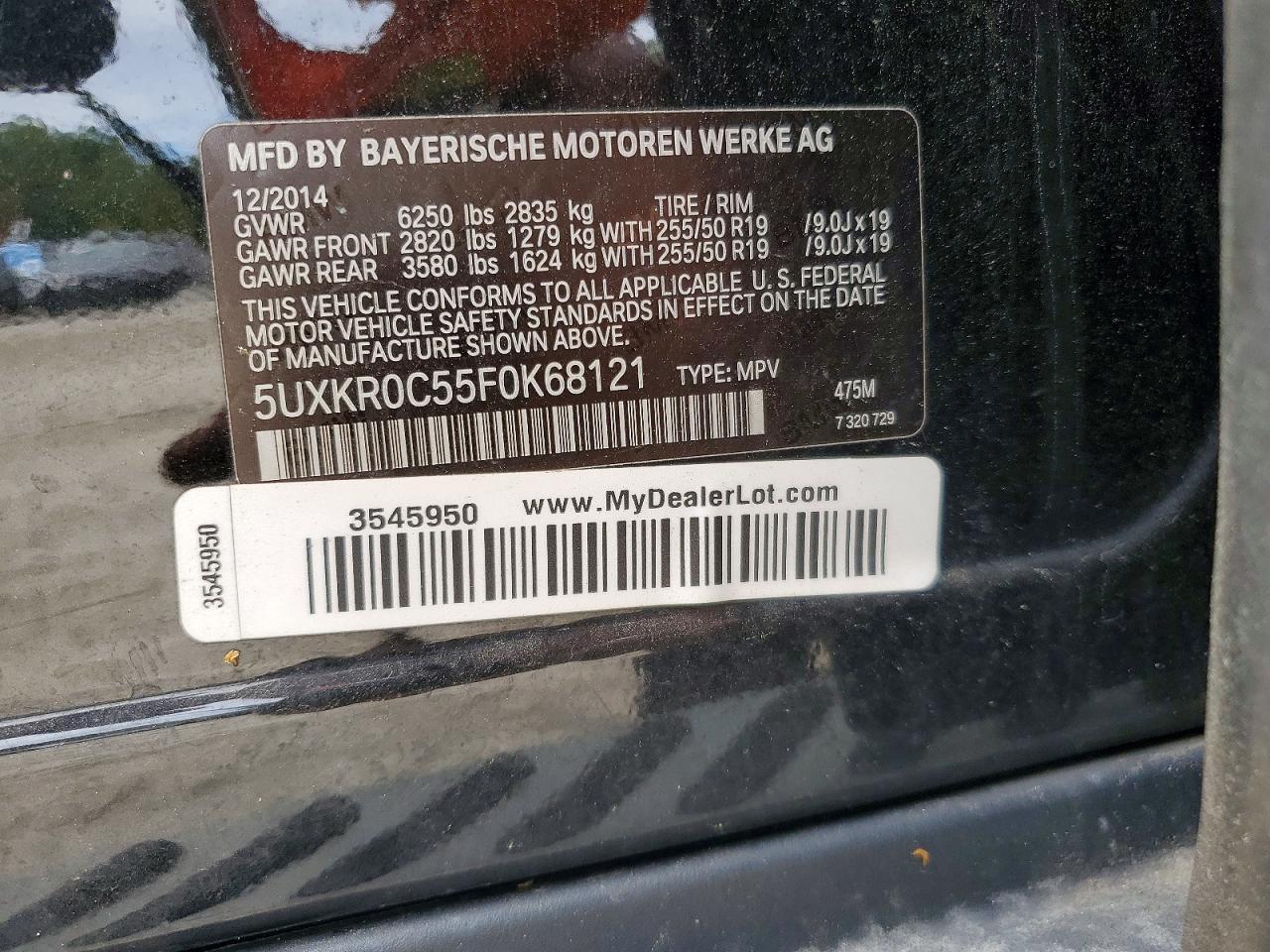 2015 BMW X5 xDrive35I - zdjęcie 13