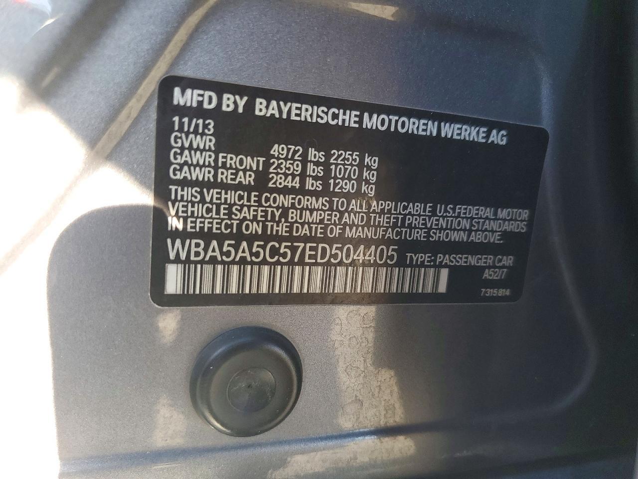 2014 BMW 528 I - zdjęcie 12