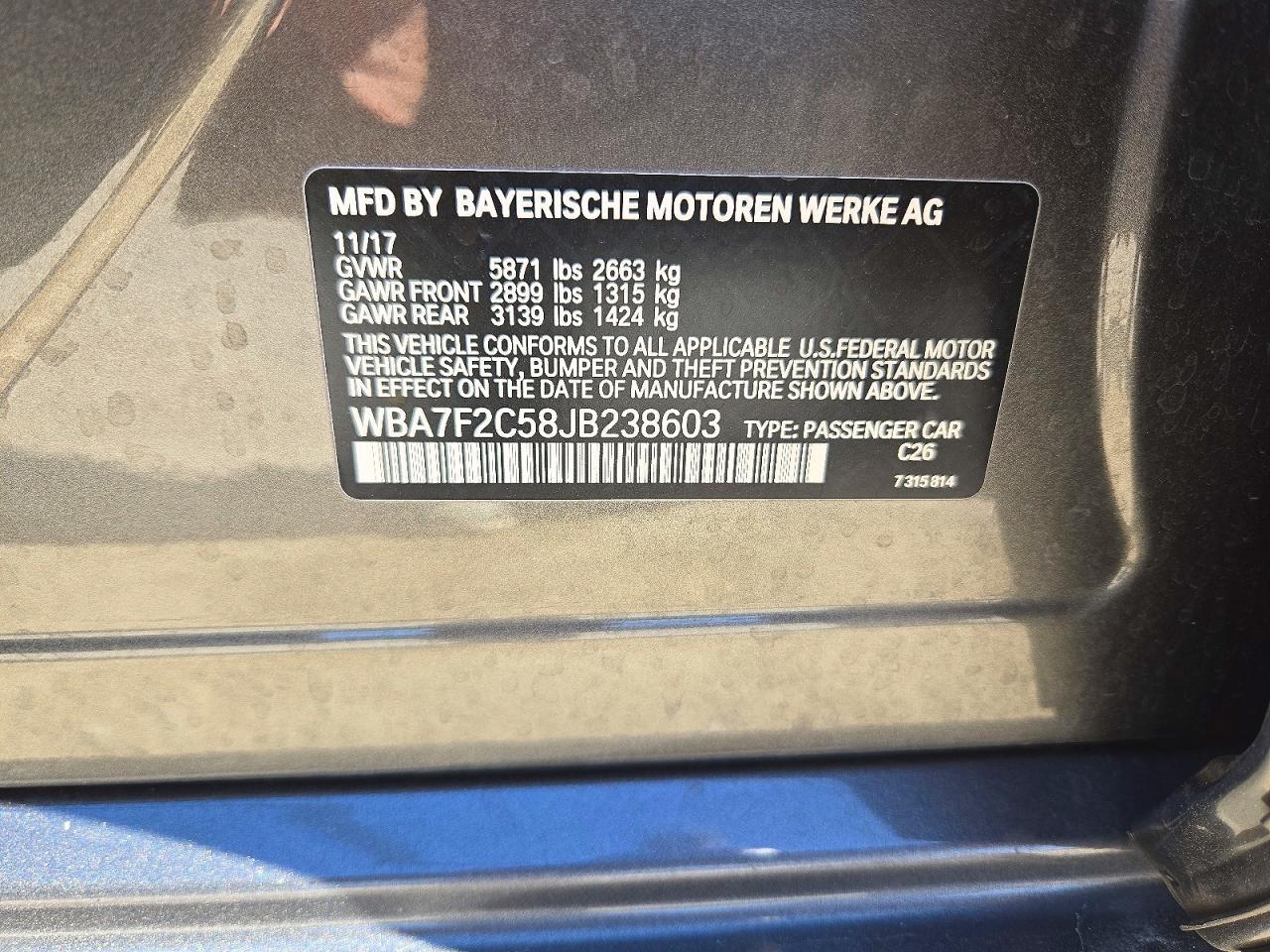 2018 BMW Seria 7 B7 - zdjęcie 12