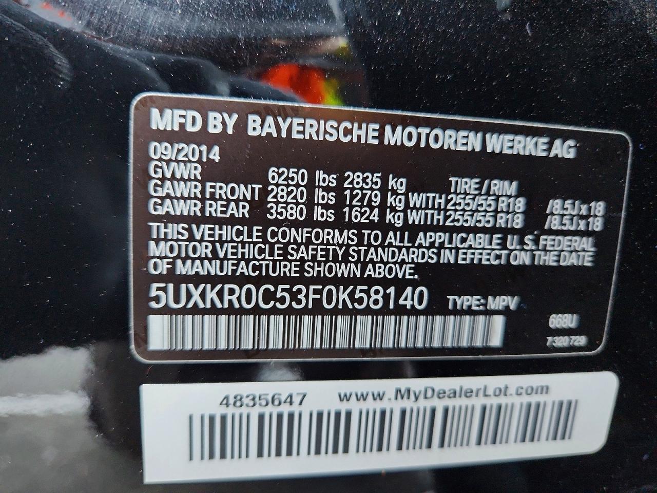 2015 BMW X5 xDrive35I - zdjęcie 13