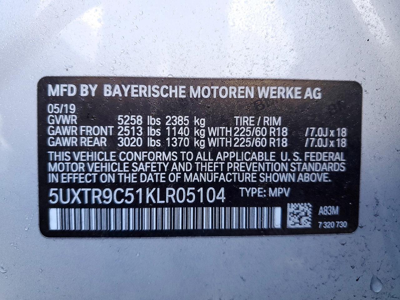 2019 BMW X3 xDrive30I - zdjęcie 13