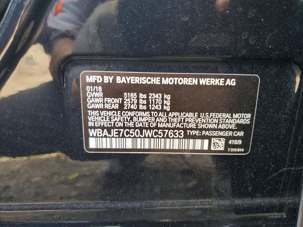 2018 BMW Seria 5 540i - zdjęcie 12