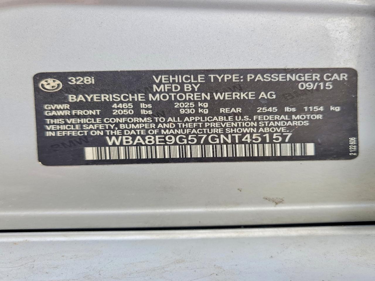 2016 BMW 328 I Sulev - zdjęcie 12