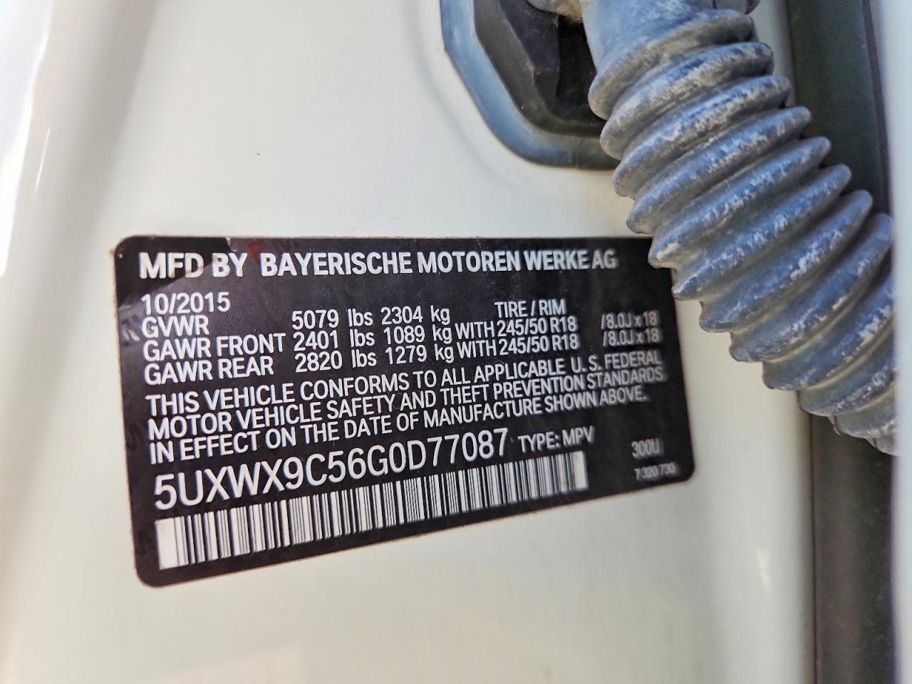 2016 BMW X3 xDrive28I - zdjęcie 12