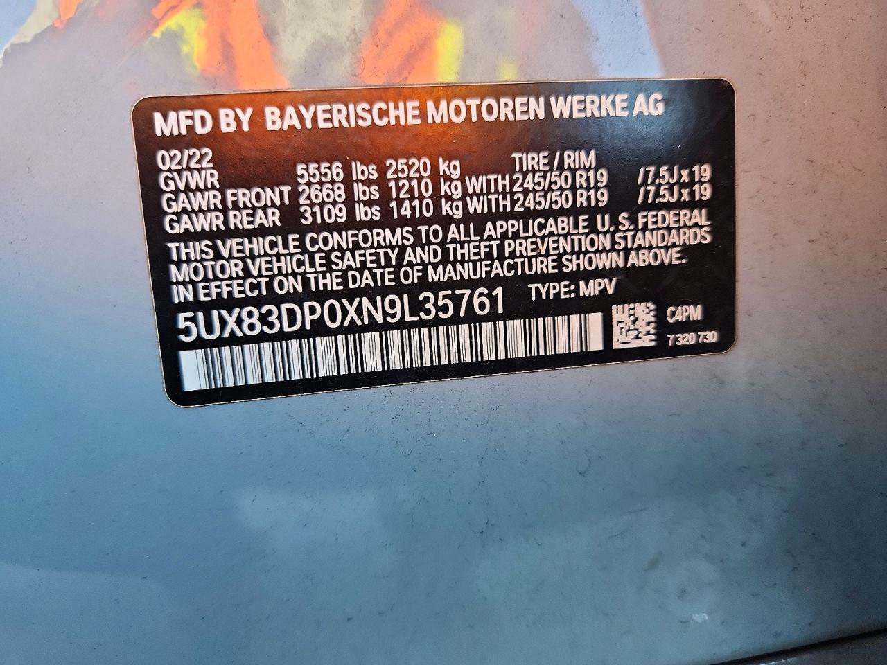 2022 BMW X3 M40I - zdjęcie 13