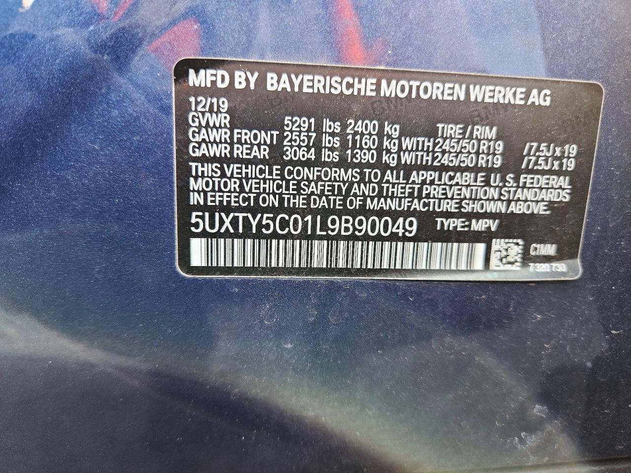 2020 BMW X3 xDrive30I - zdjęcie 13