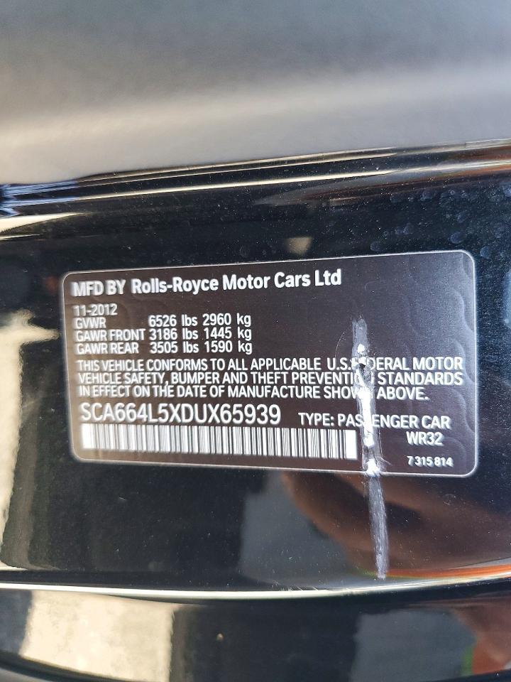 2013 Rolls-Royce Ghost - zdjęcie 12