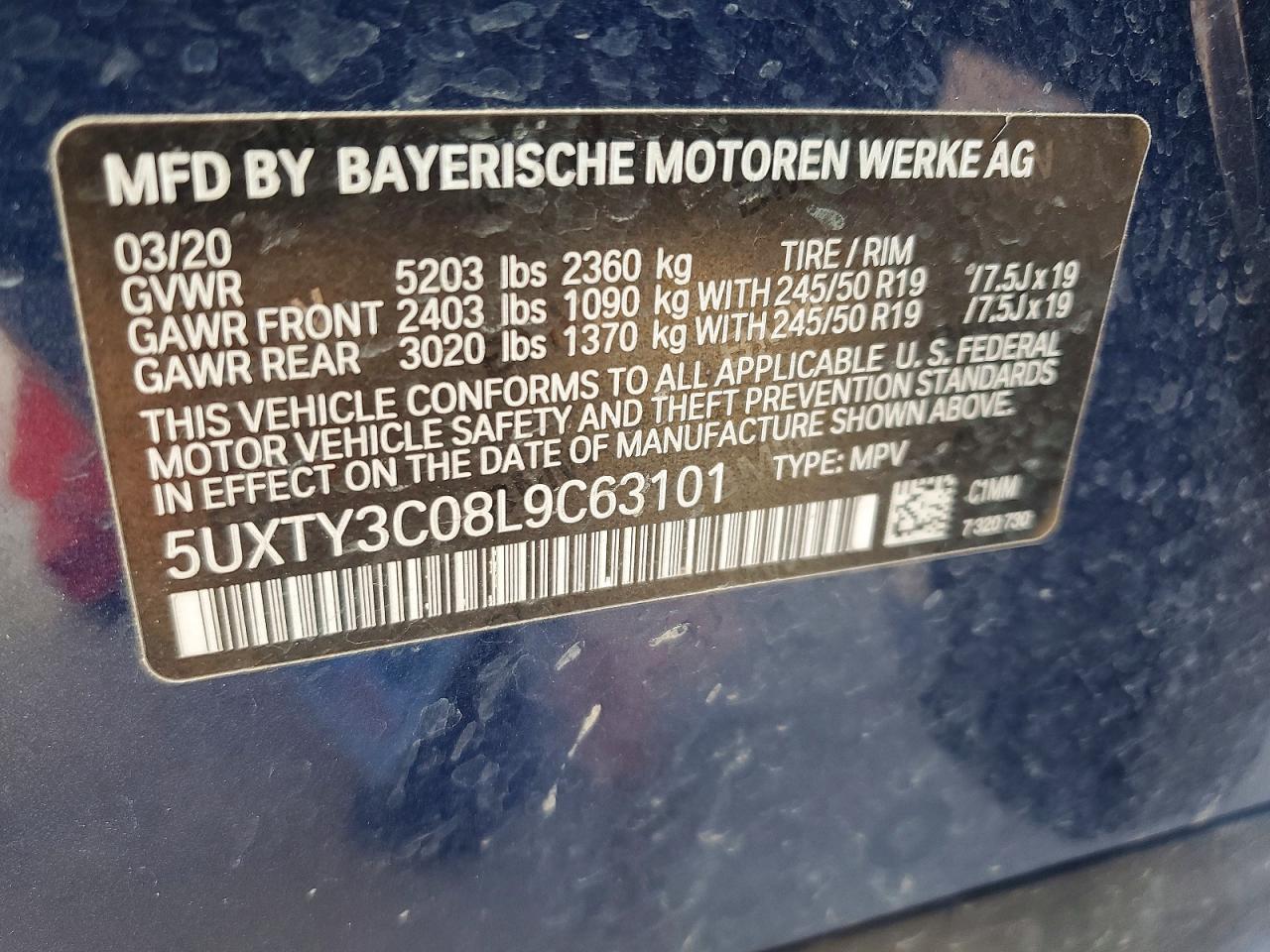 2020 BMW X3 Sdrive30I - zdjęcie 13