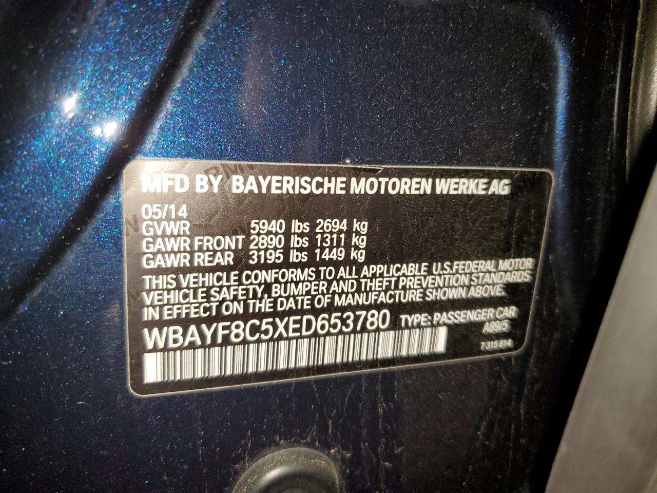 2014 BMW 750 Lxi - zdjęcie 12