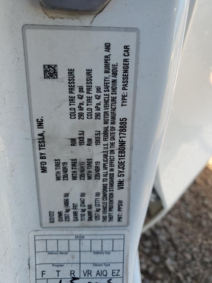 2022 Tesla Model 3 - zdjęcie 12