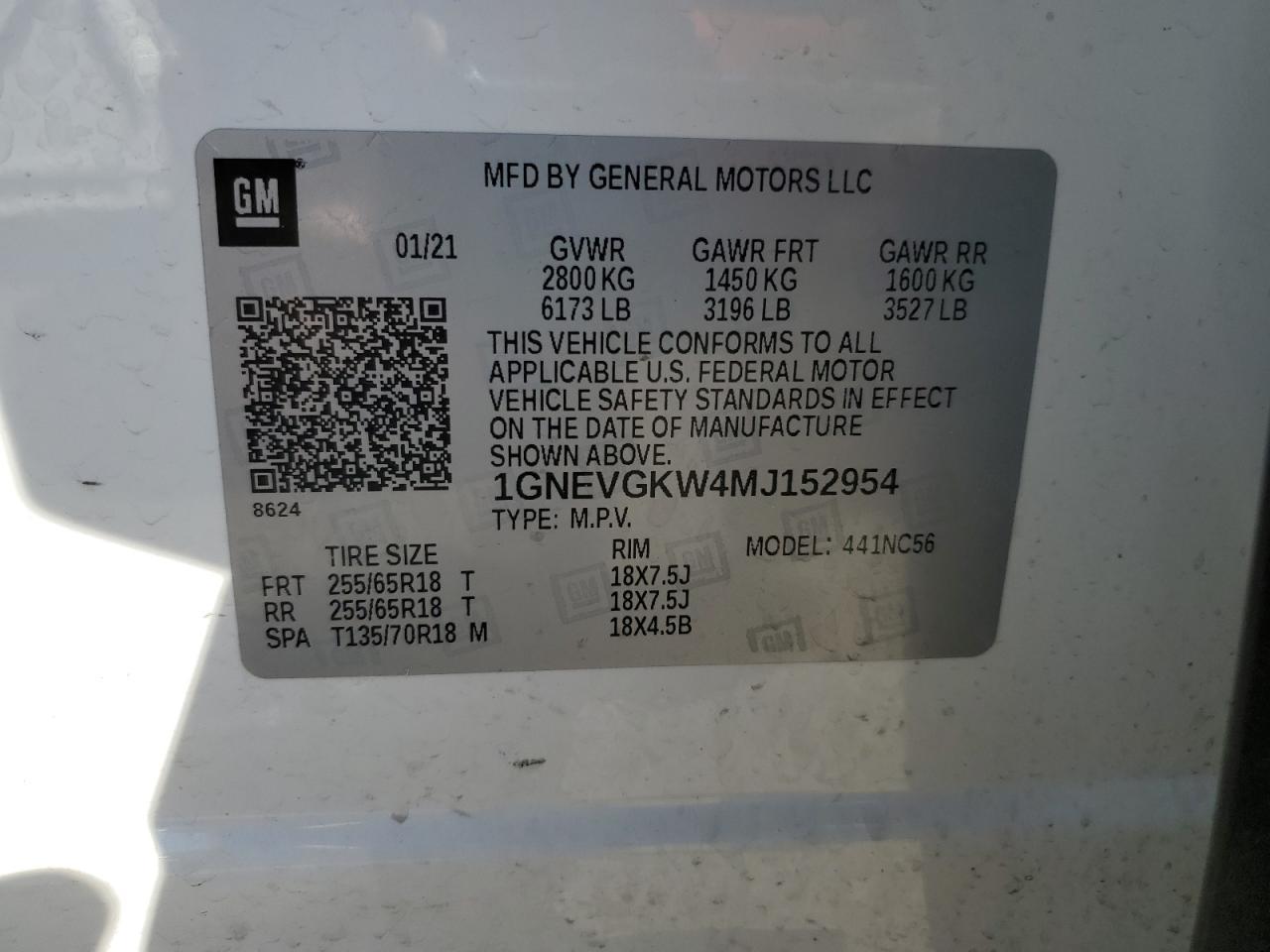 2021 Chevrolet Traverse - zdjęcie 14