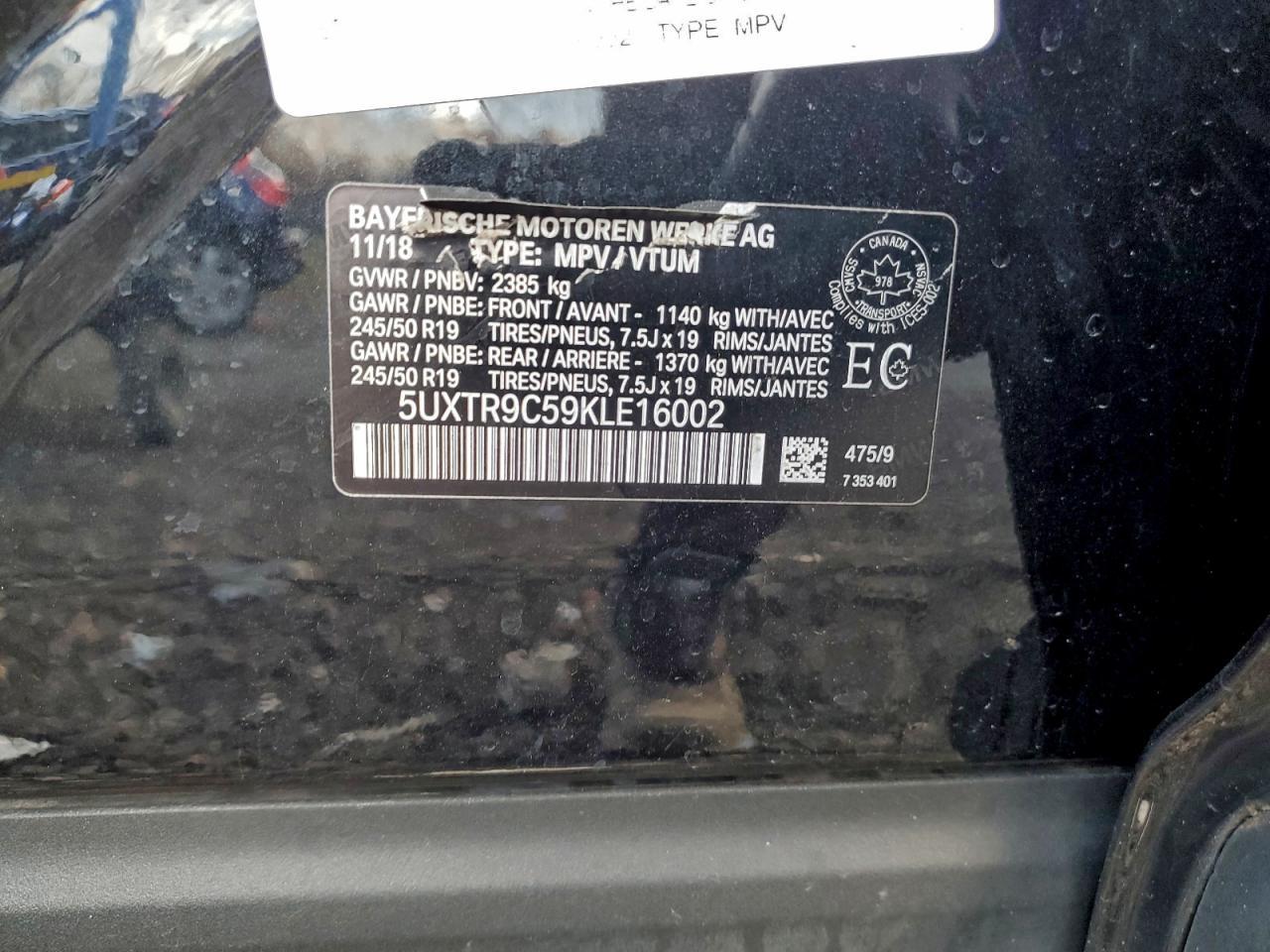 2019 BMW X3 xDrive30I - zdjęcie 13