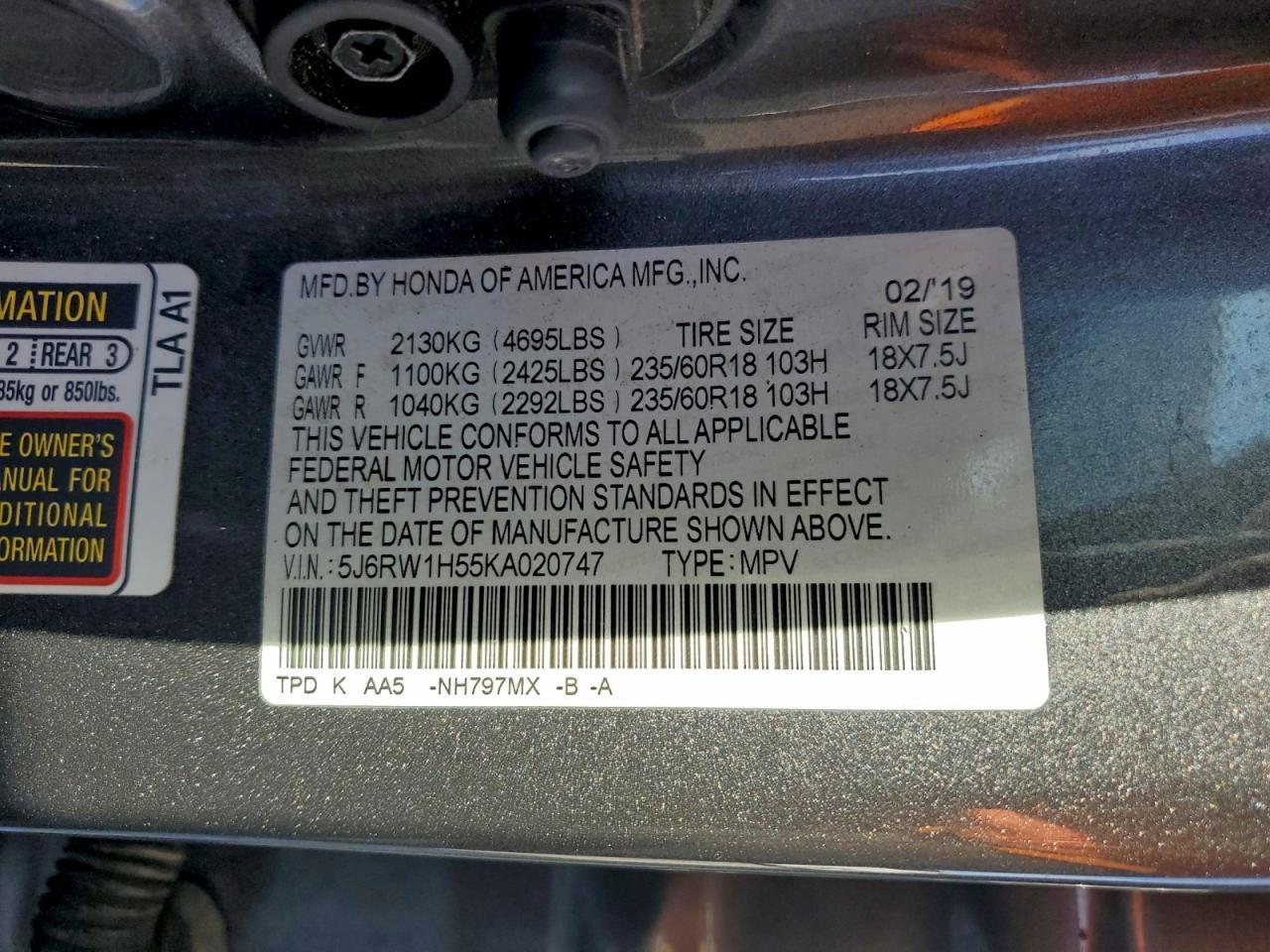 2019 Honda CR-V - zdjęcie 13