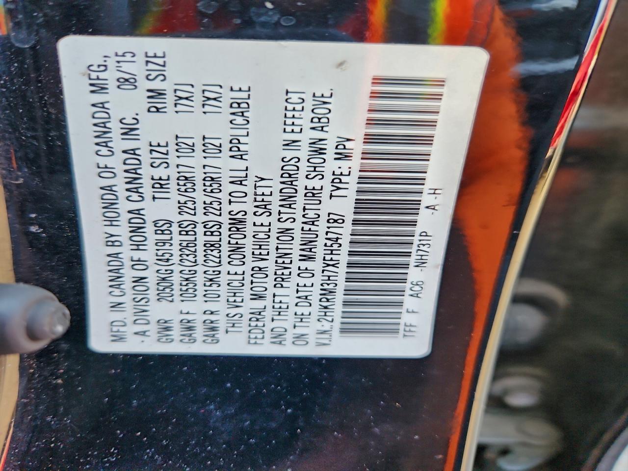 2015 Honda CR-V - zdjęcie 13