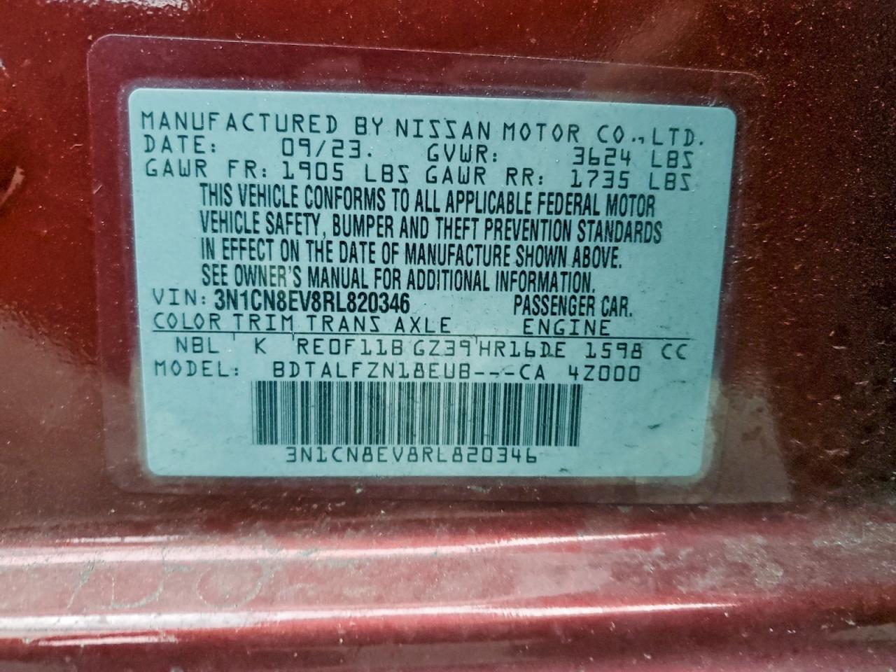 2024 Nissan Versa - zdjęcie 12