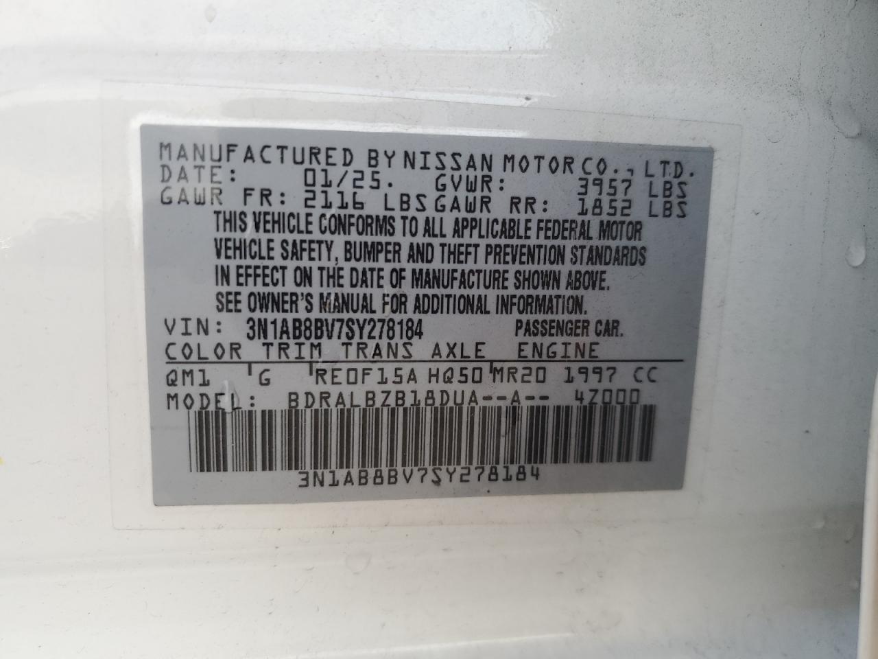 2025 Nissan Sentra - zdjęcie 12