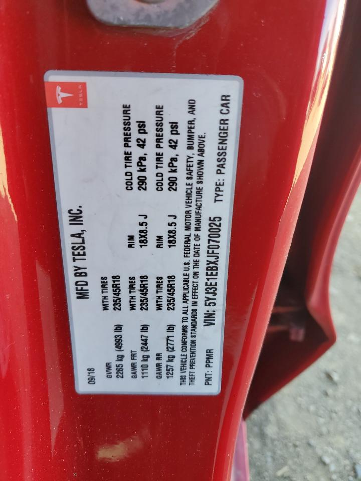 2018 Tesla Model 3 - zdjęcie 12