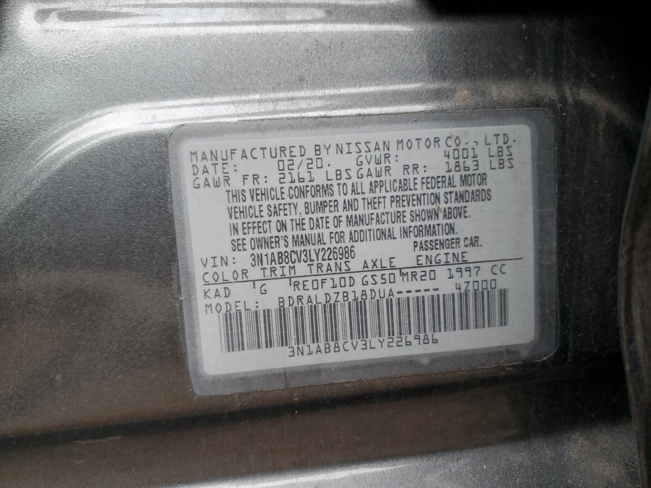 2020 Nissan Sentra Sv - zdjęcie 13