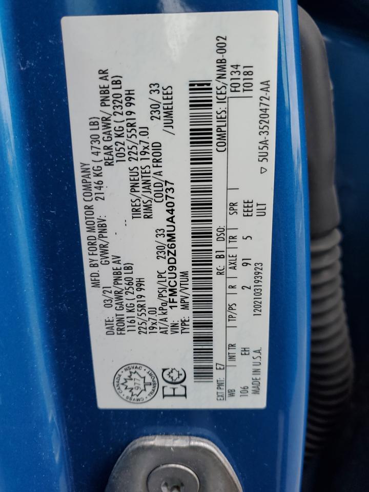 2021 Ford Escape - zdjęcie 14