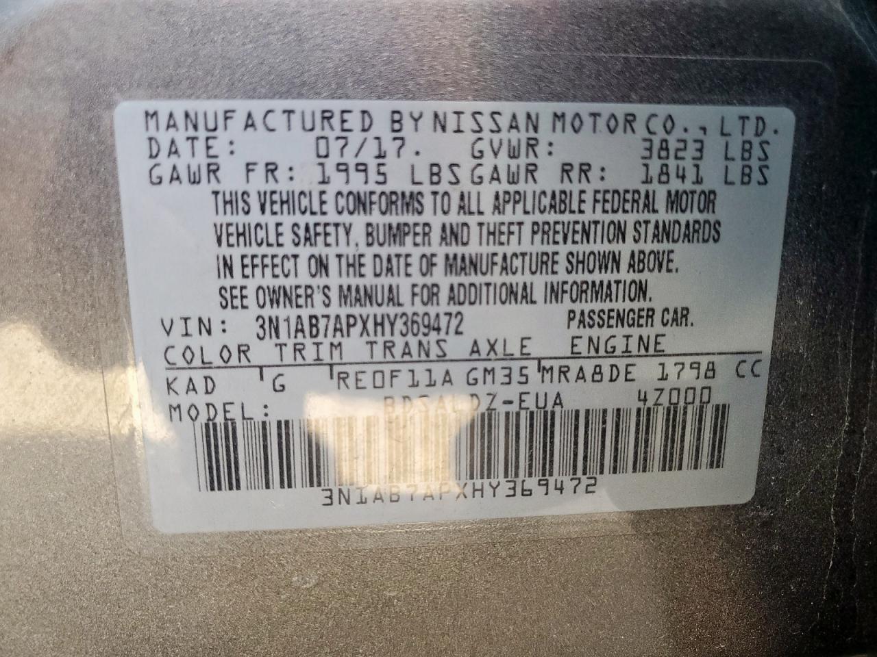 2017 Nissan Sentra - zdjęcie 12