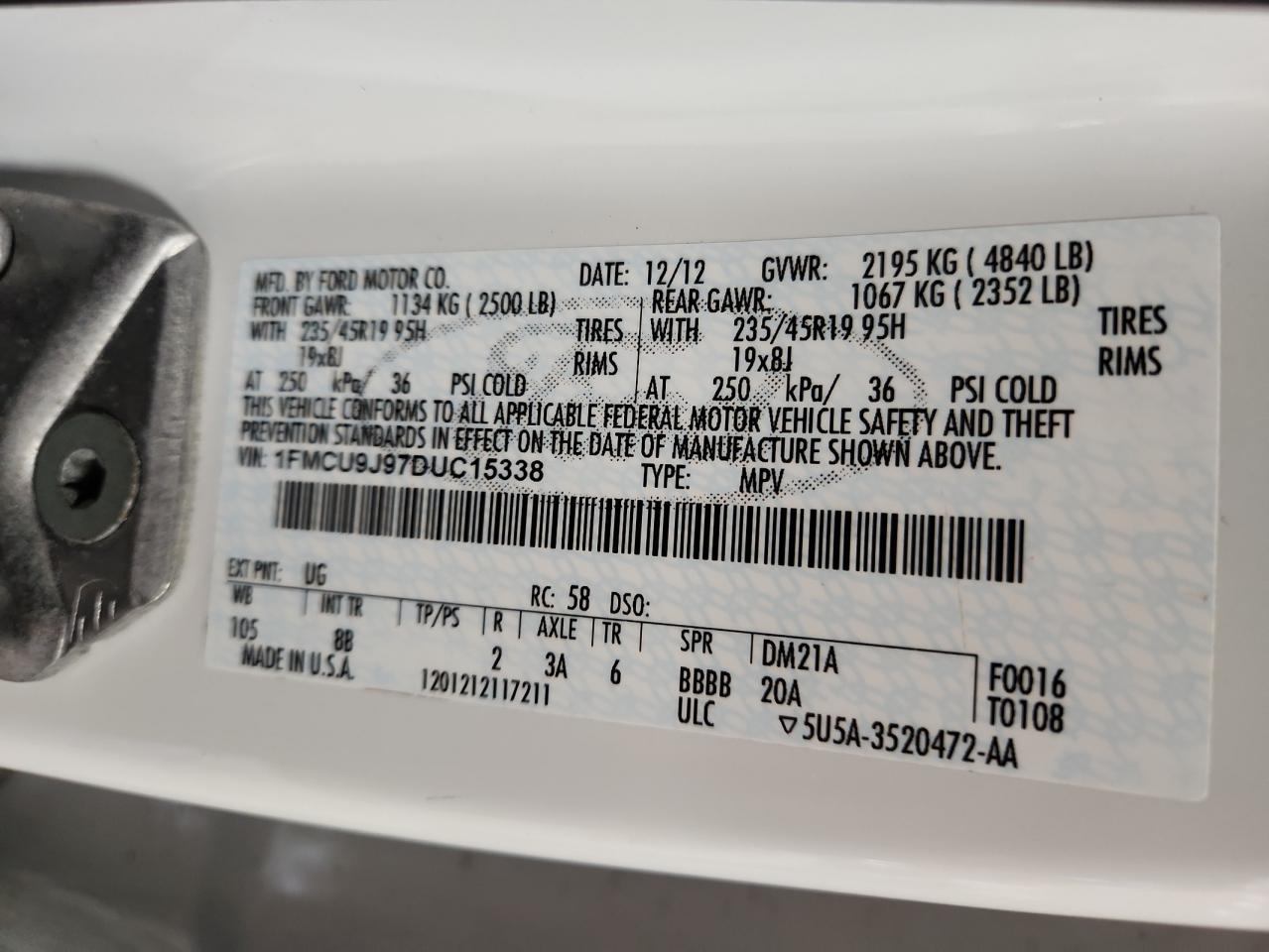 2013 Ford Escape - zdjęcie 13