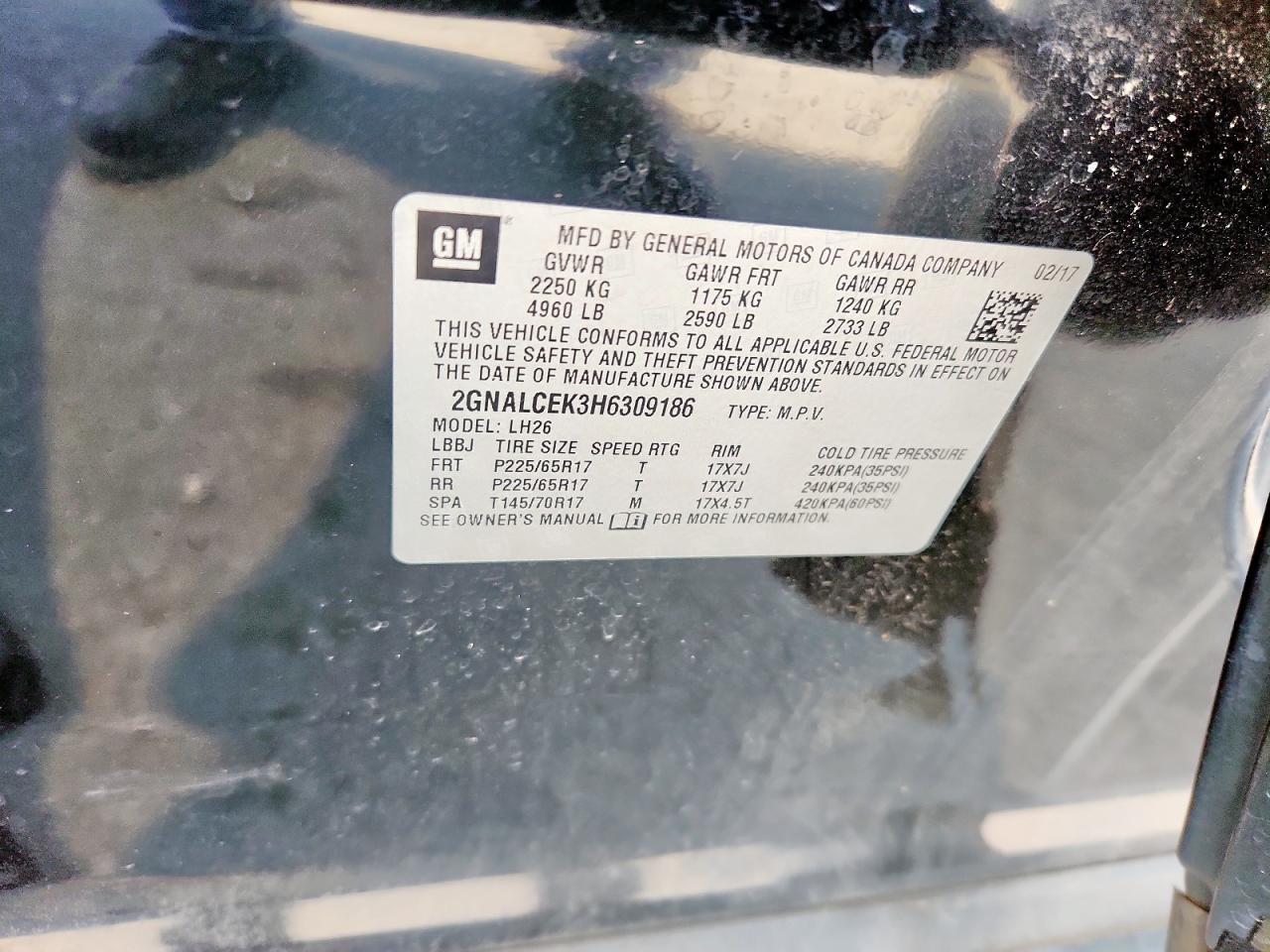 2017 Chevrolet Equinox Lt - zdjęcie 13