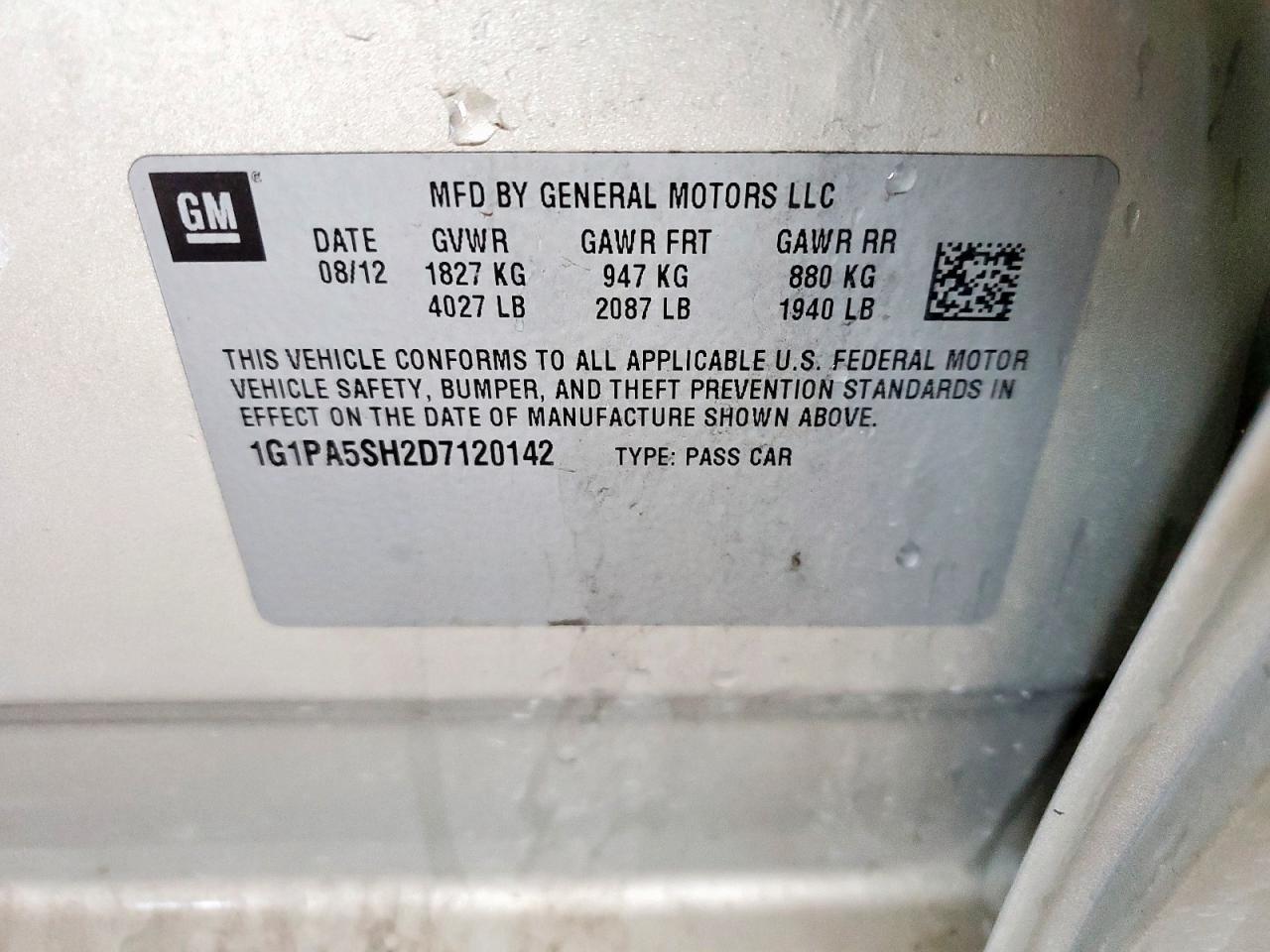 2013 Chevrolet Cruze Ls - zdjęcie 12