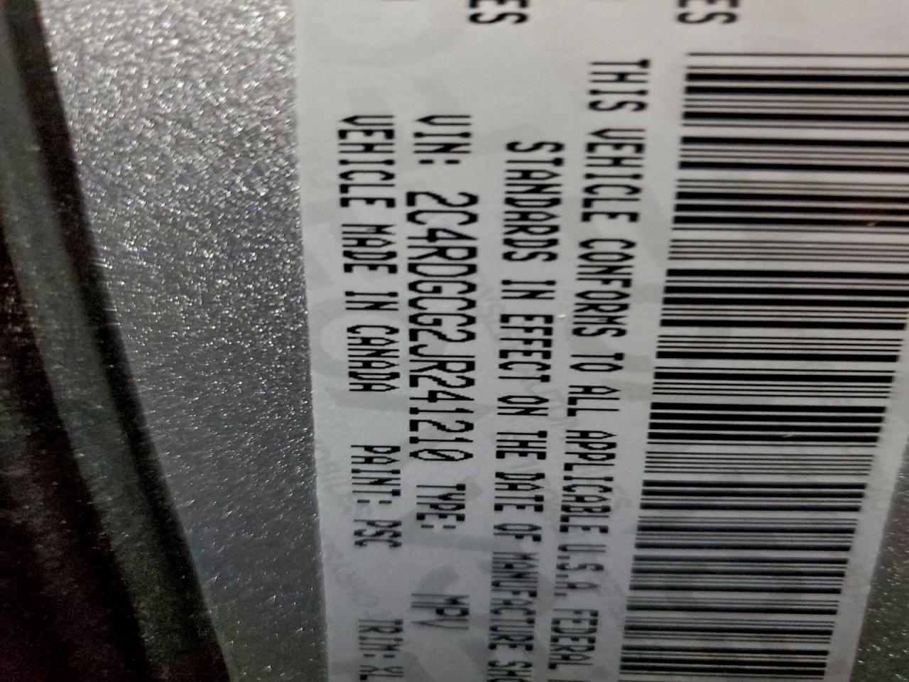 2018 Dodge Caravan - zdjęcie 12