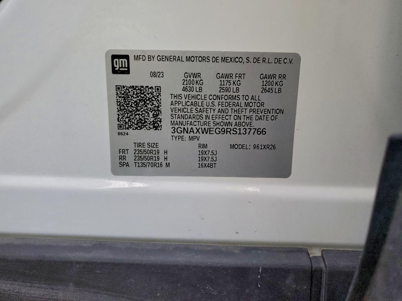 2024 Chevrolet Equinox Rs - zdjęcie 13