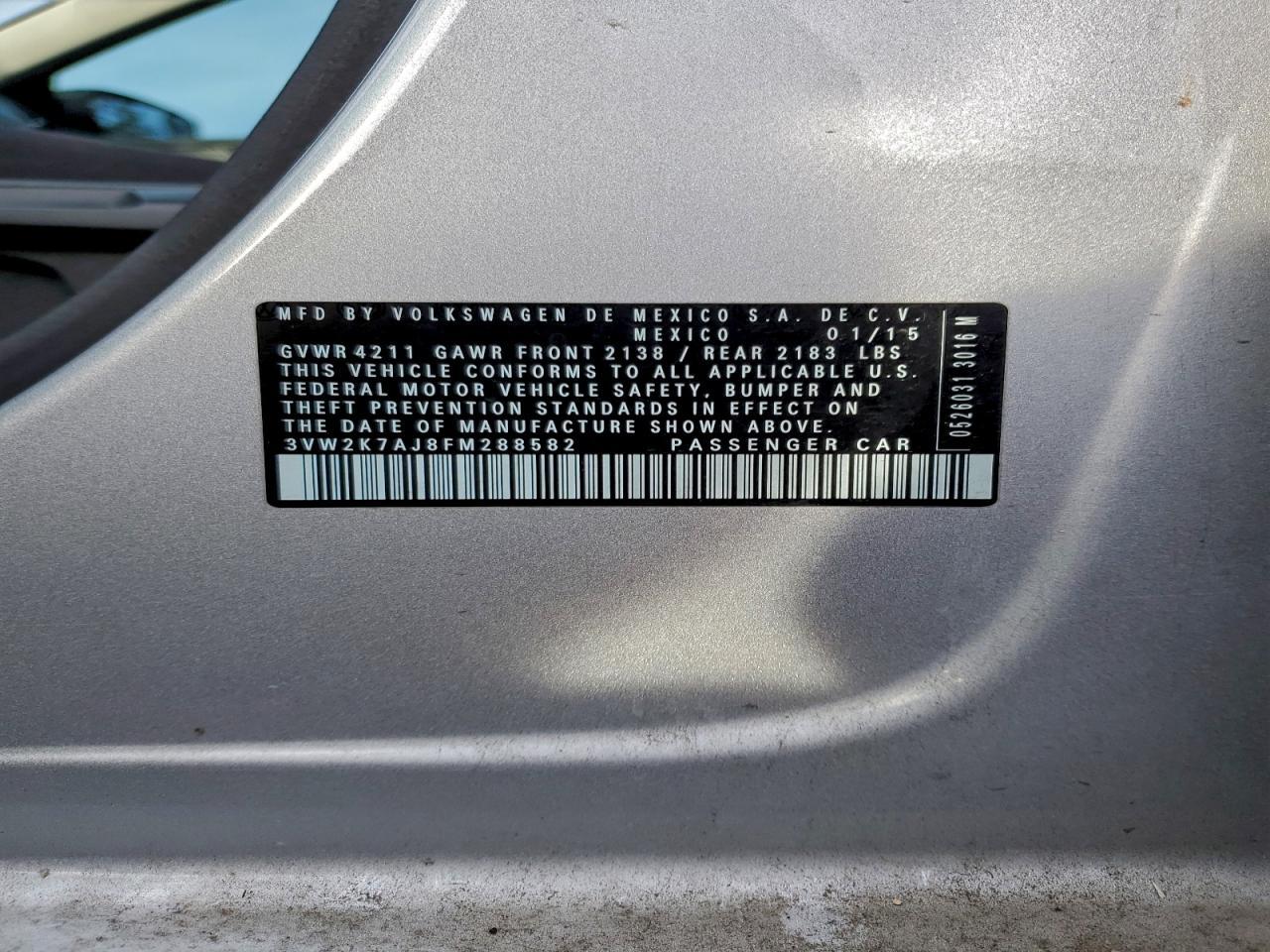 2015 Volkswagen Jetta - zdjęcie 12