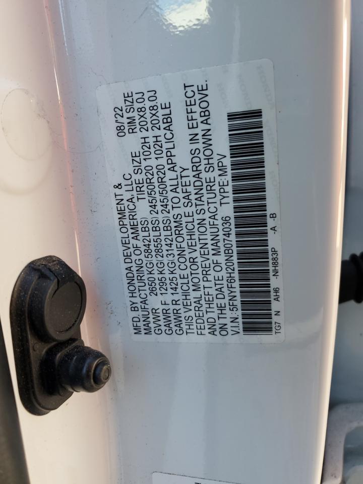 2022 Honda Pilot - zdjęcie 13