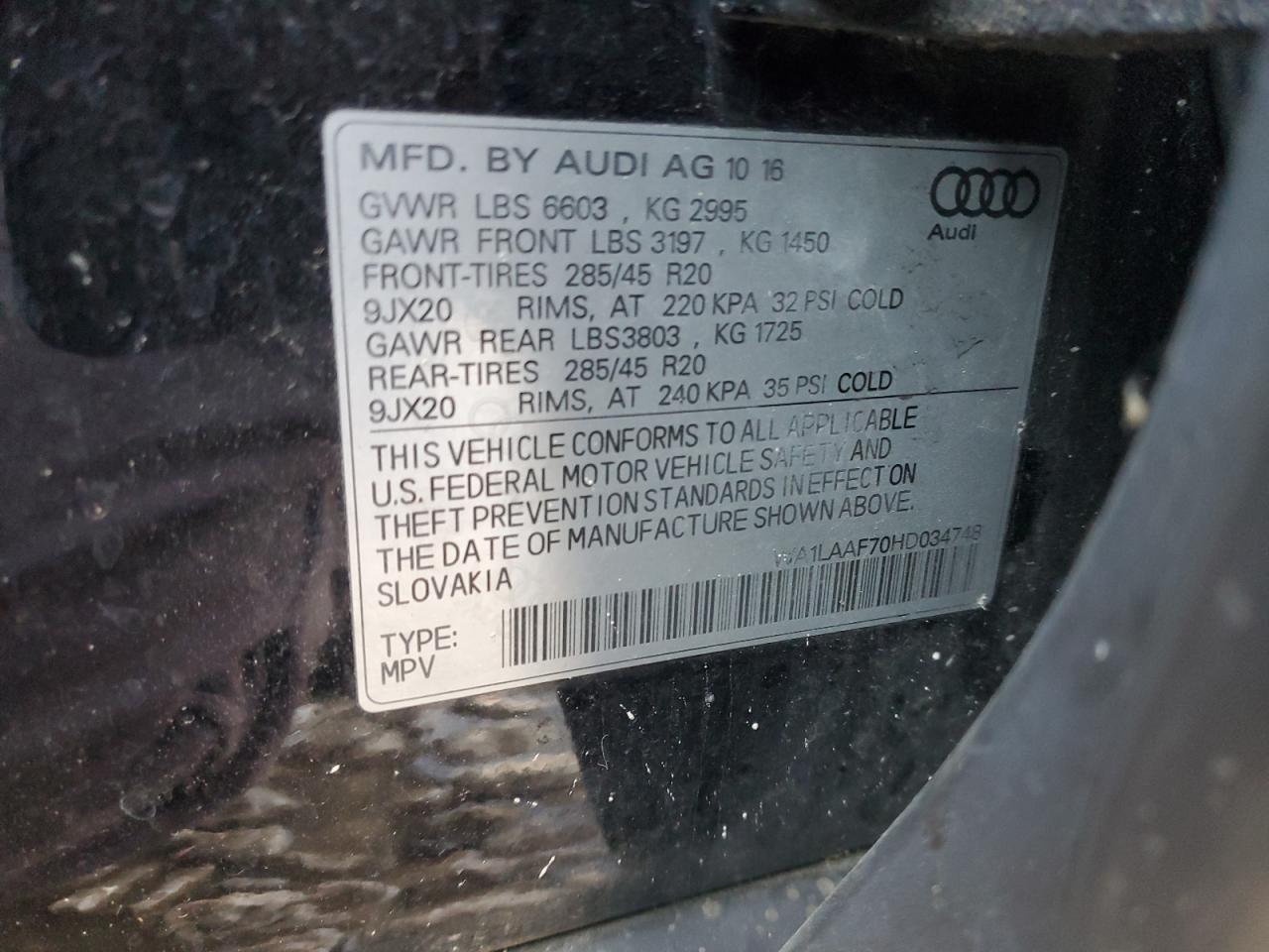 2017 Audi Q7 Premium Plus - zdjęcie 13