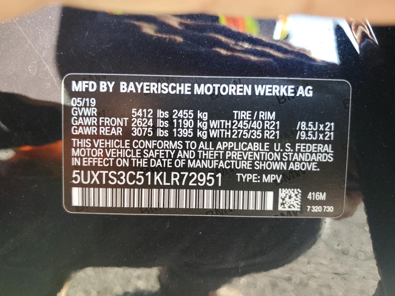 2019 BMW X3 - zdjęcie 14