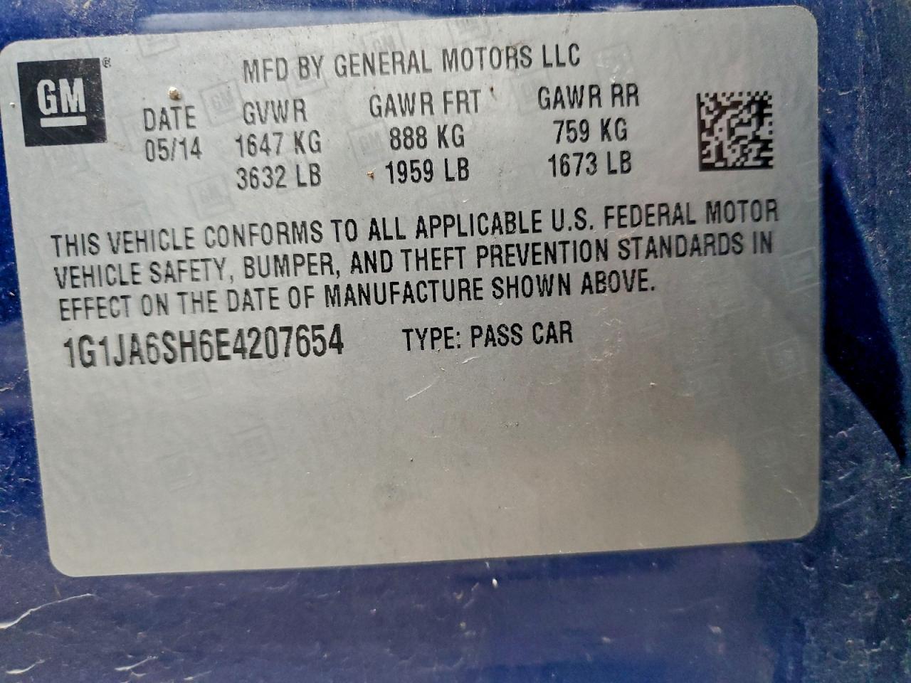 2014 Chevrolet Sonic Ls - zdjęcie 13