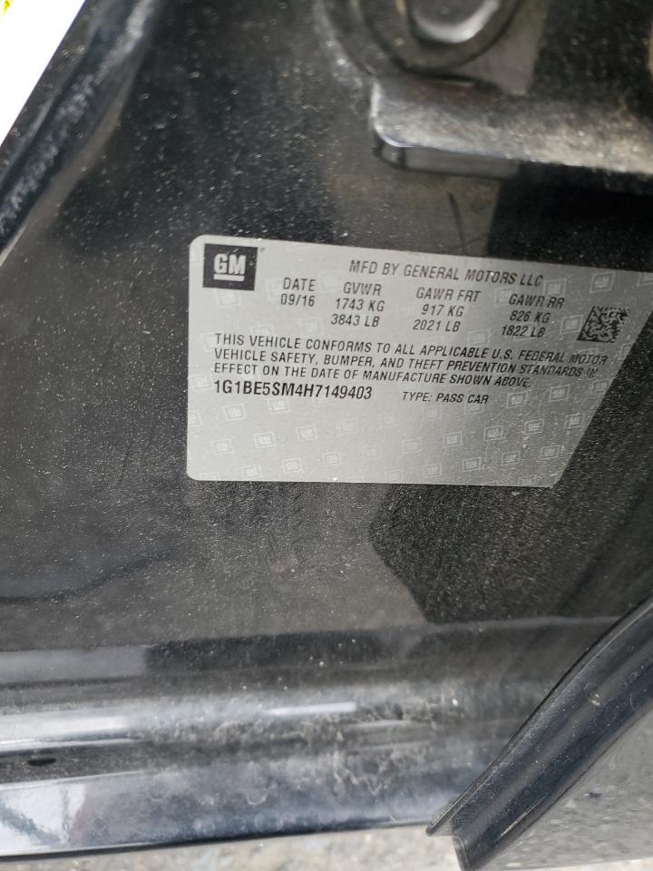 2017 Chevrolet Cruze Lt - zdjęcie 12