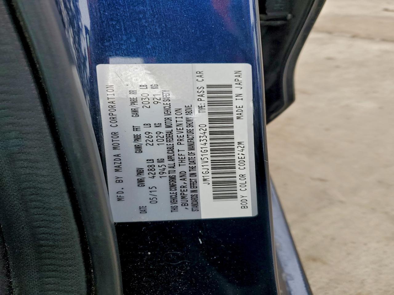 2016 Mazda 6 Touring - zdjęcie 12