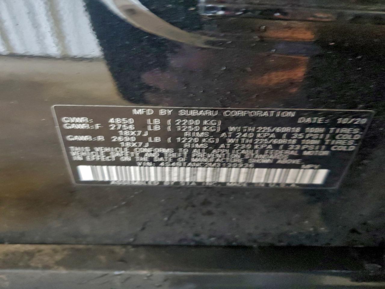 2021 Subaru Outback - zdjęcie 12
