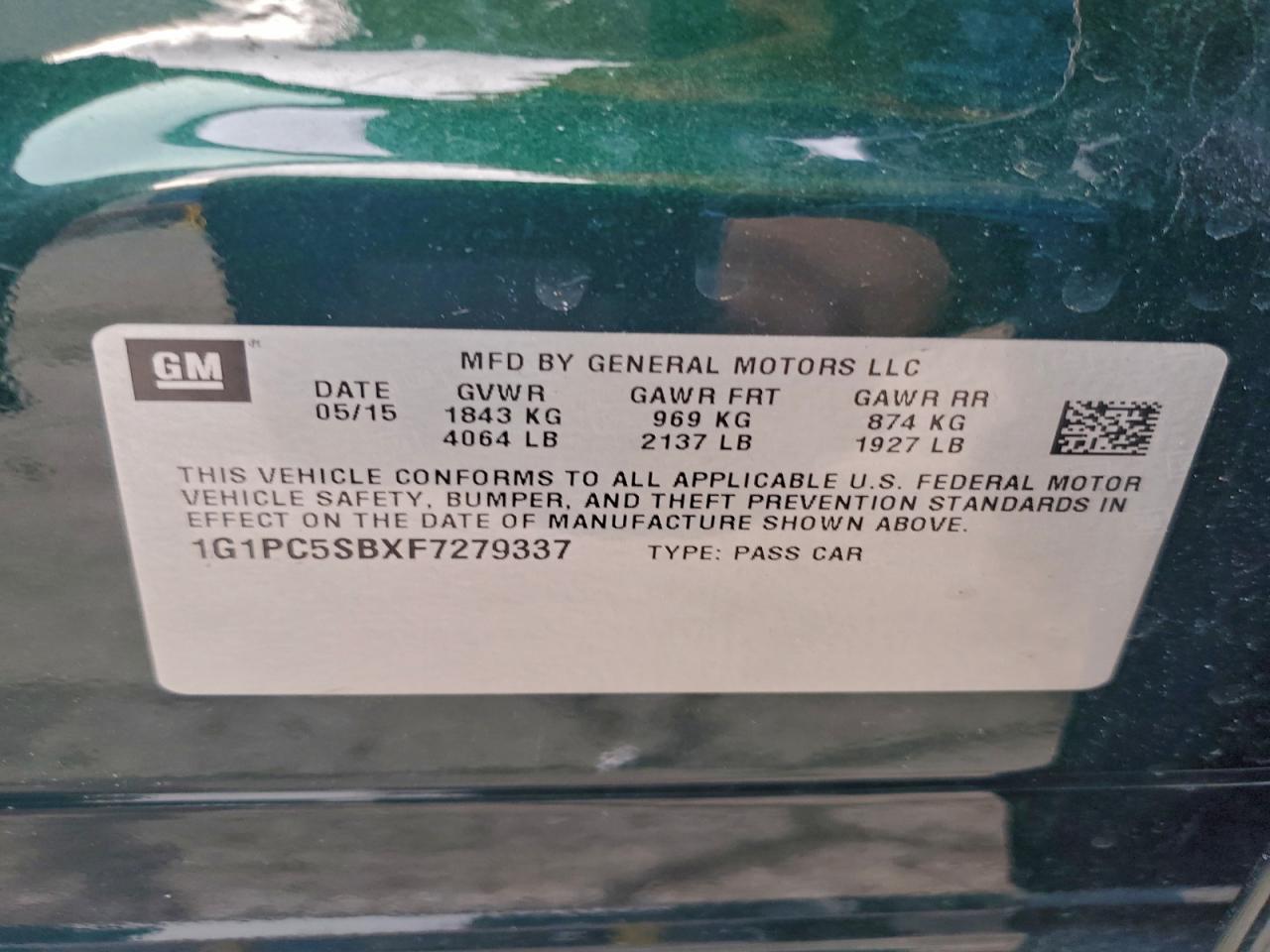 2015 Chevrolet Cruze - zdjęcie 12