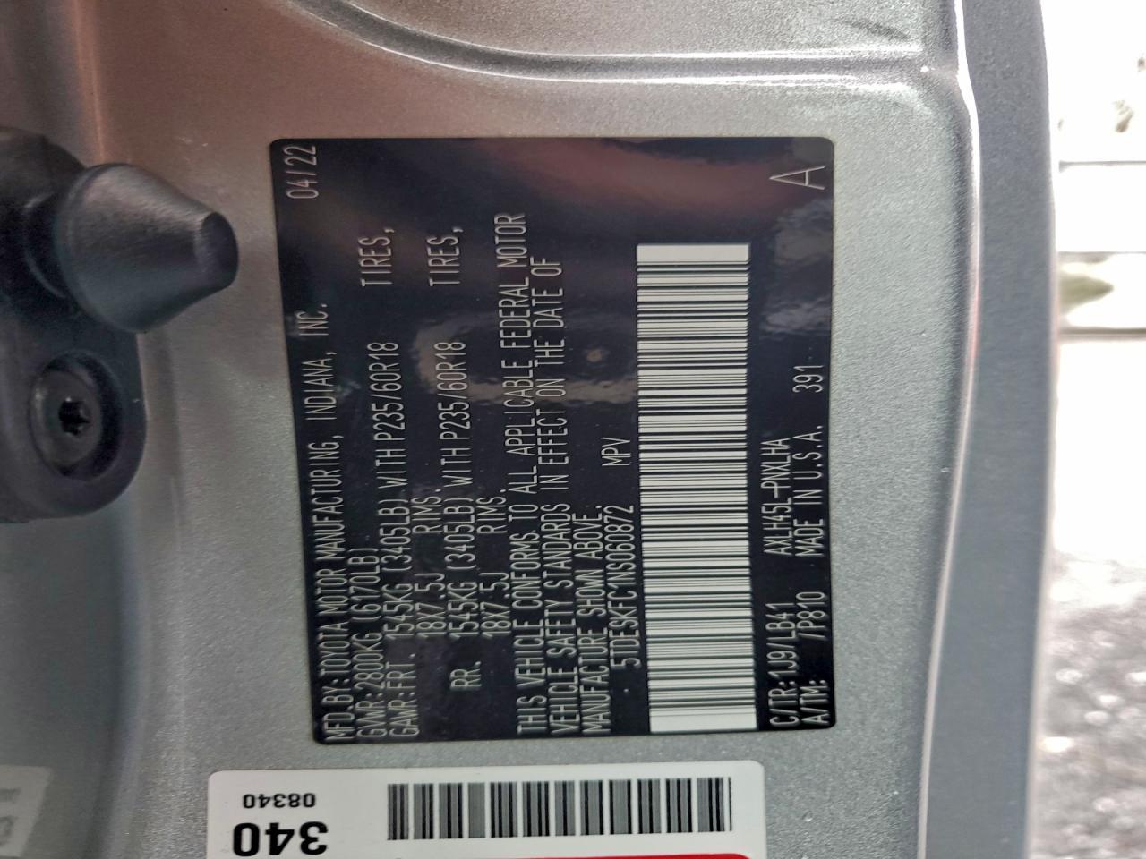 2022 Toyota Sienna - zdjęcie 13