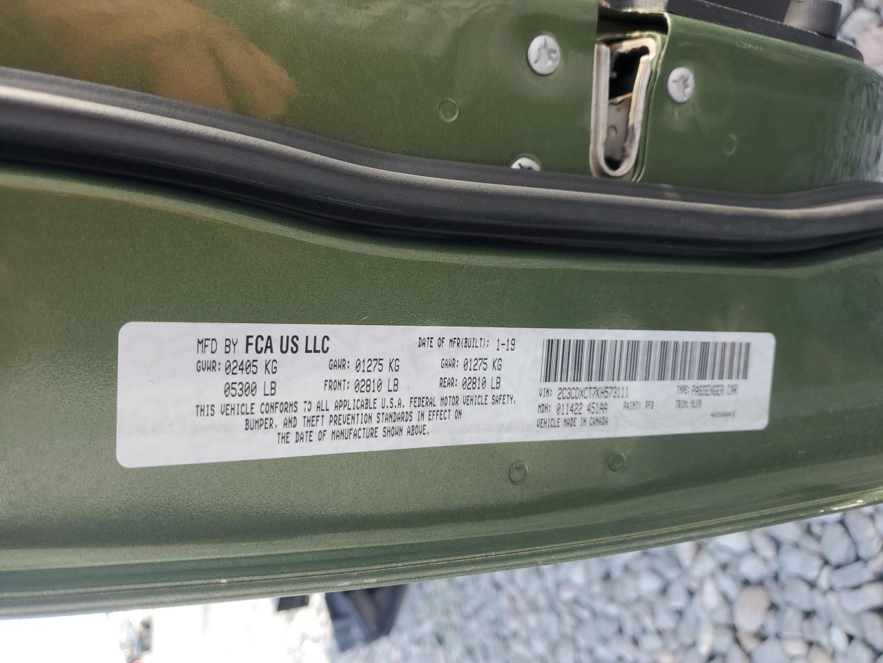 2019 Dodge Charger R - zdjęcie 12