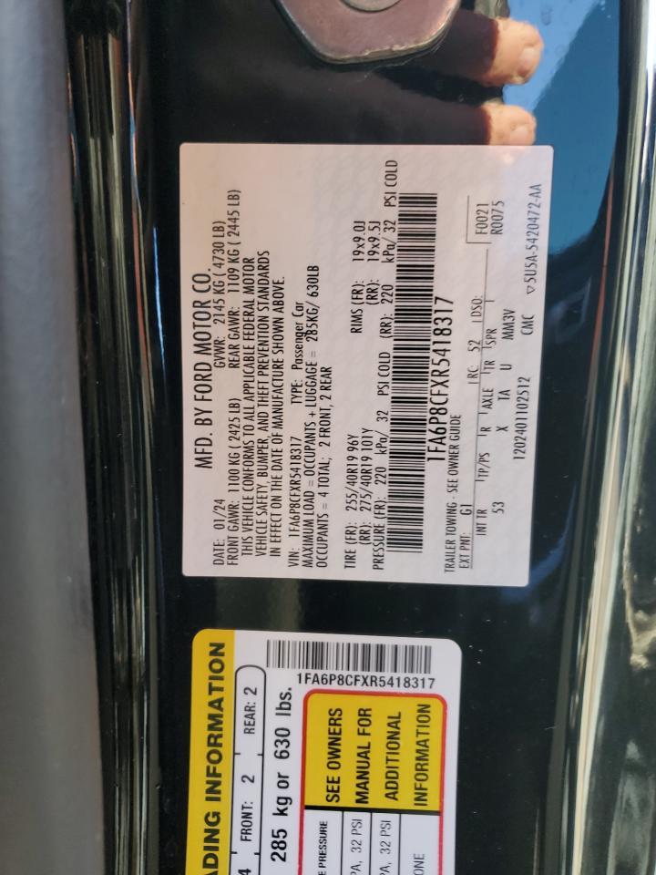 2024 Ford Mustang Gt - zdjęcie 12