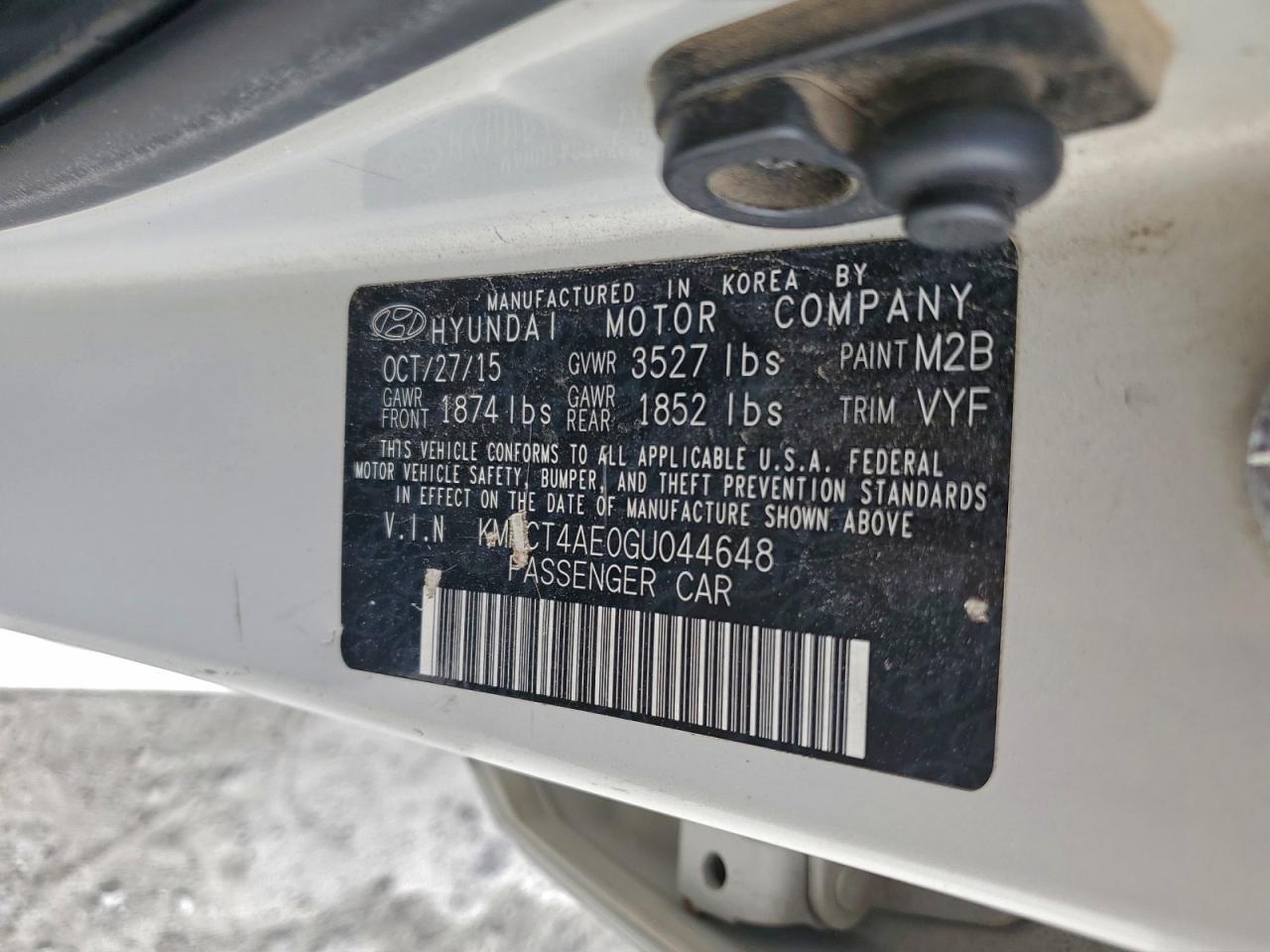 2016 Hyundai Accent - zdjęcie 12