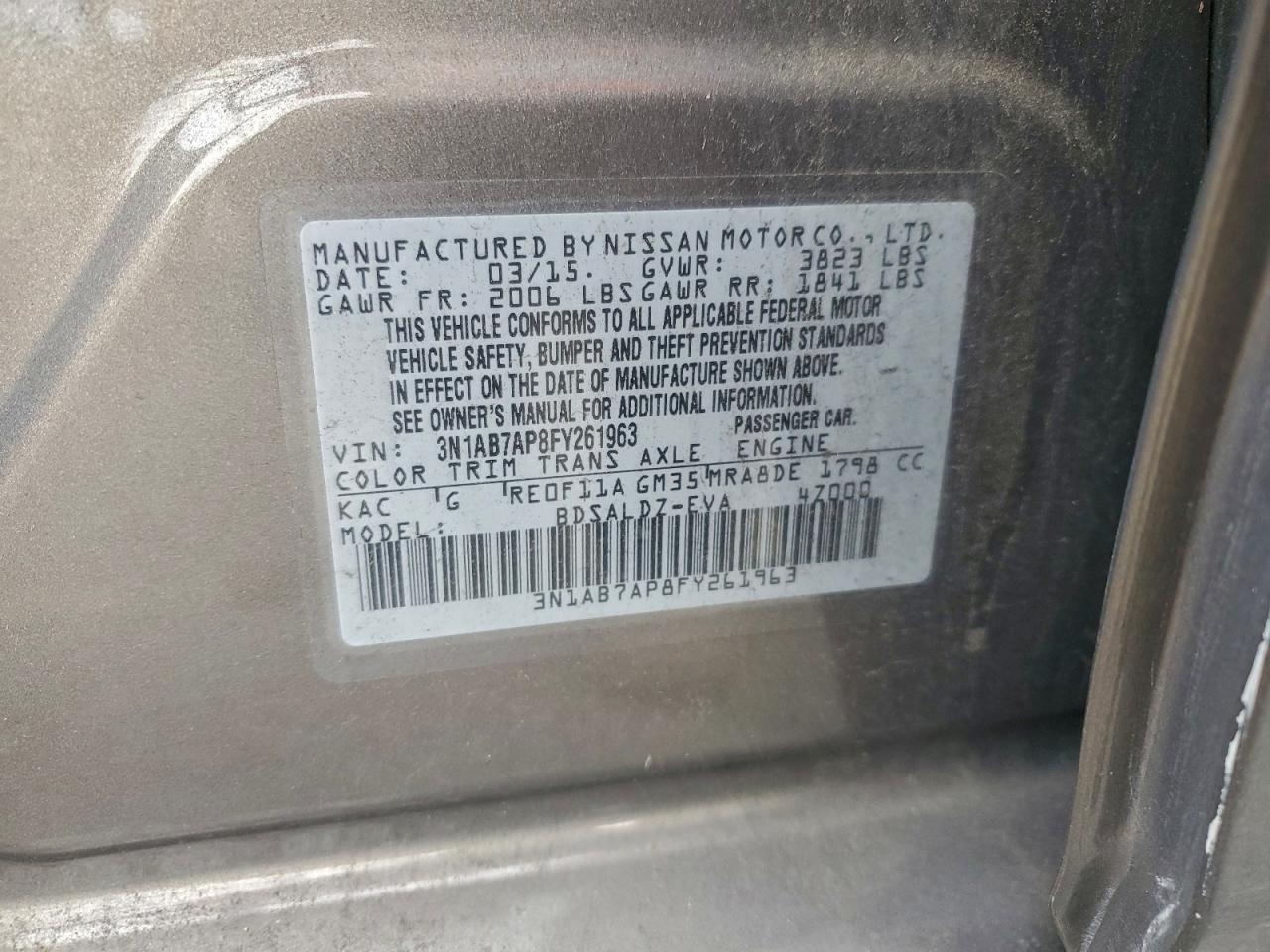 2015 Nissan Sentra - zdjęcie 12