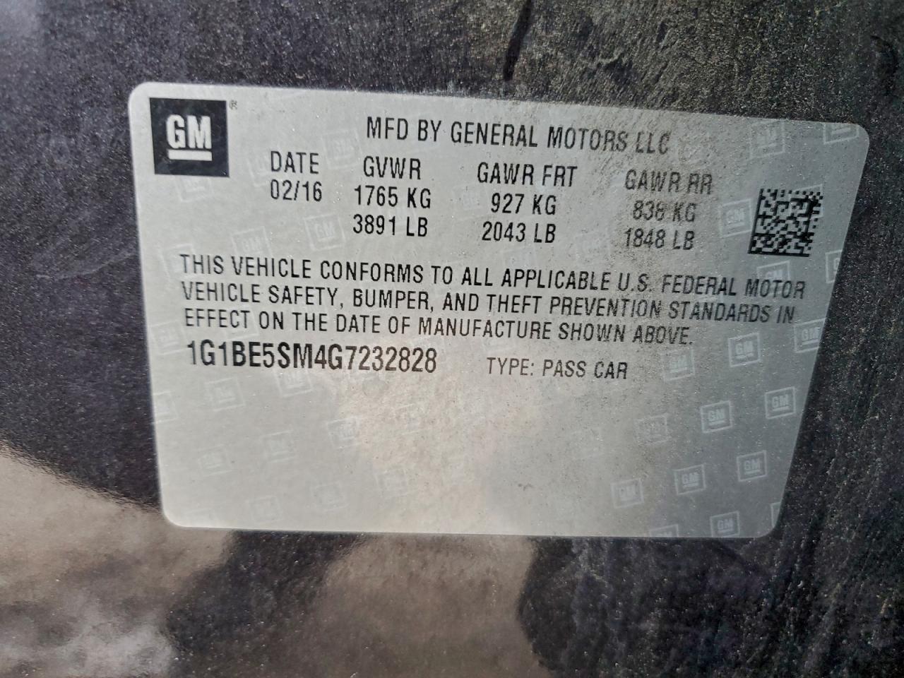 2016 Chevrolet Cruze Lt - zdjęcie 12