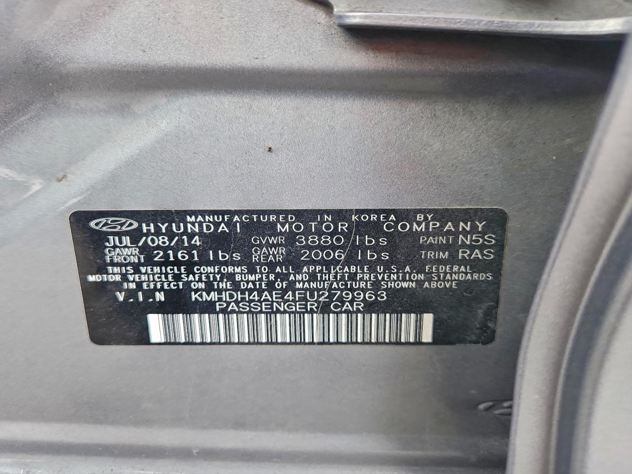 2015 Hyundai Elantra - zdjęcie 12