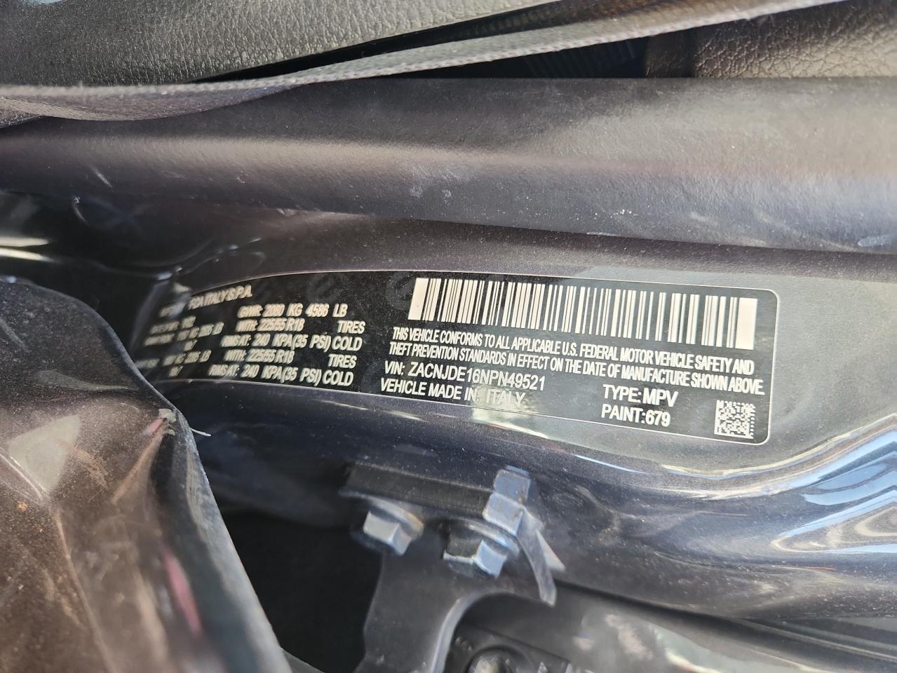 2022 Jeep Renegade Altitude - zdjęcie 12