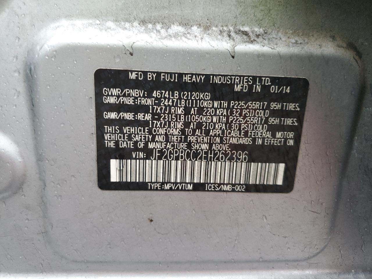 2014 Subaru XV - zdjęcie 13