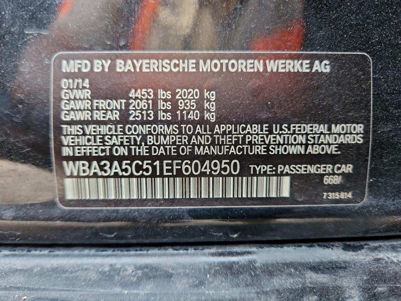 2014 BMW 328 I - zdjęcie 12